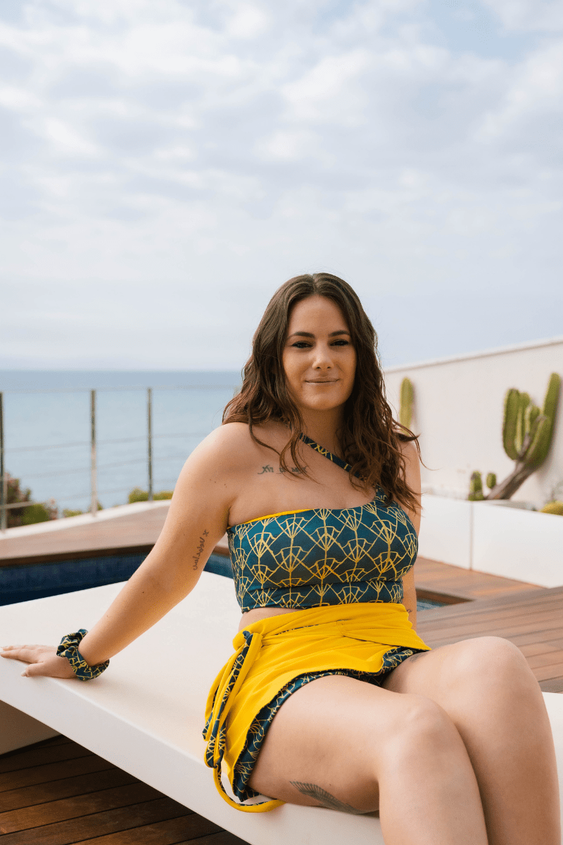 Pareo Reversible Chrysler Owl's Eye