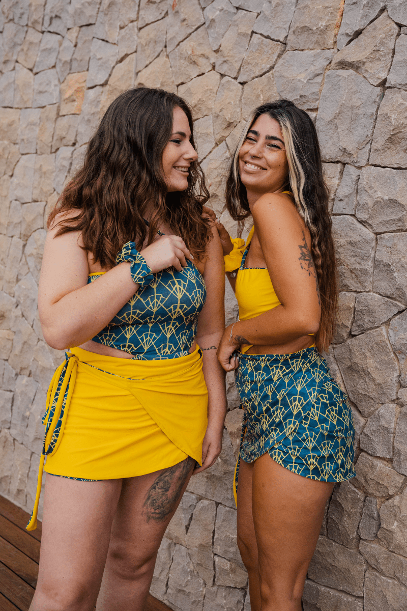 Pareo Reversible Chrysler Owl's Eye