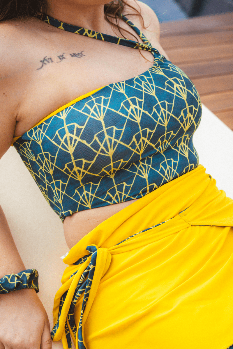 Pareo Reversible Chrysler Owl's Eye