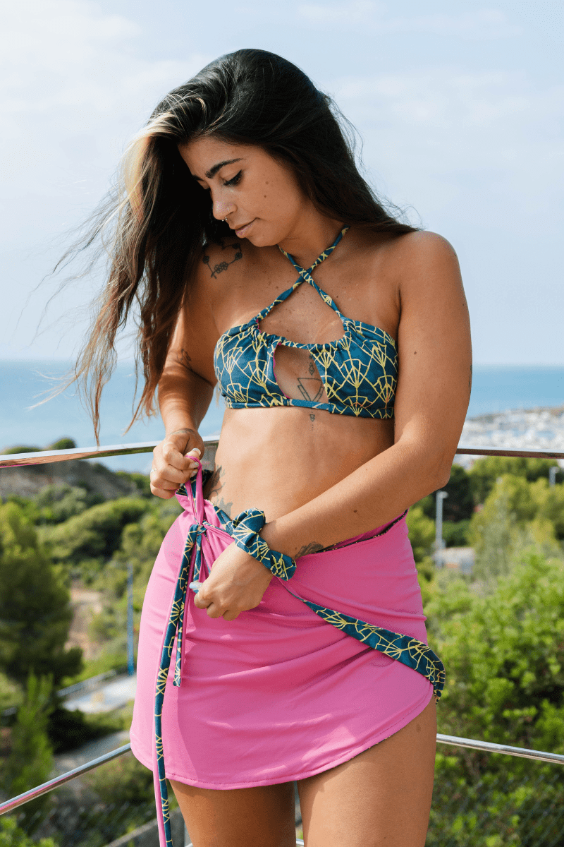 Pareo Reversible Chrysler Party Pink