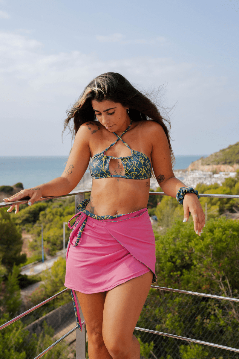 Pareo Reversible Chrysler Party Pink