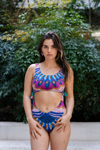 Trikini Reversible Tassel Esmerald Green