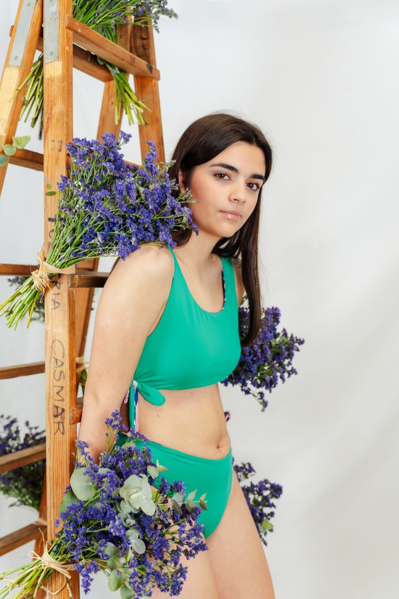 Trikini Reversible Tassel Esmerald Green