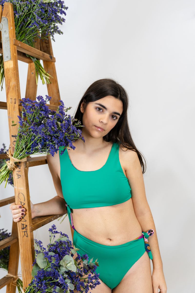 Trikini Reversible Tassel Esmerald Green