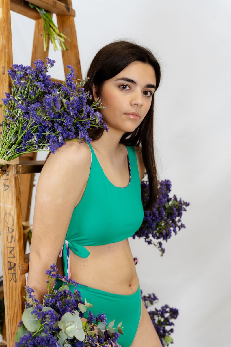 Trikini Reversible Tassel Esmerald Green