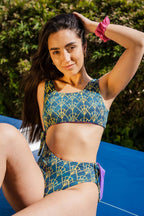 Trikini Reversible Tassel Amaranth Purple | Mujer