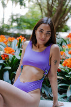 Trikini Reversible Tassel Amaranth Purple | Mujer