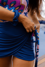 Pareo Reversible The Webster Blue Pansy