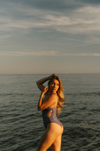 Almare Traje de Baño Geométrico Azul ALMARE | Mujer