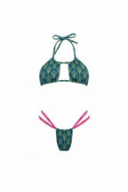 Tanga Bikini Reversible Geométrico Bicolor y Rosa  MURRAY DIXON | Mujer